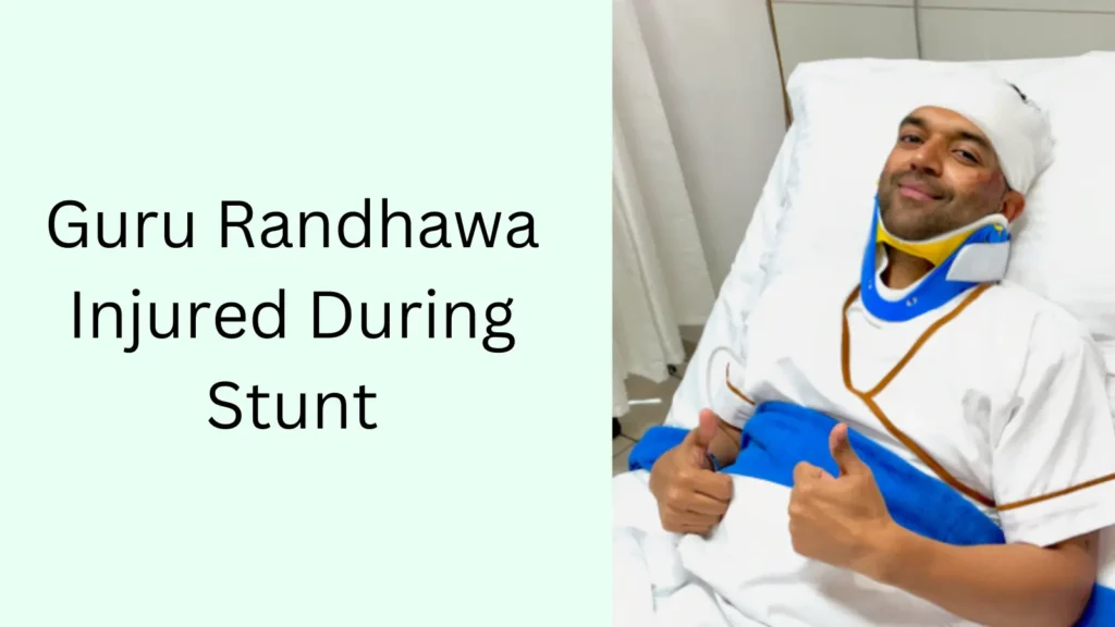Guru Randhawa Injured During Stunt on Shaunki Sardar Movie Set: Shares Recovery Update