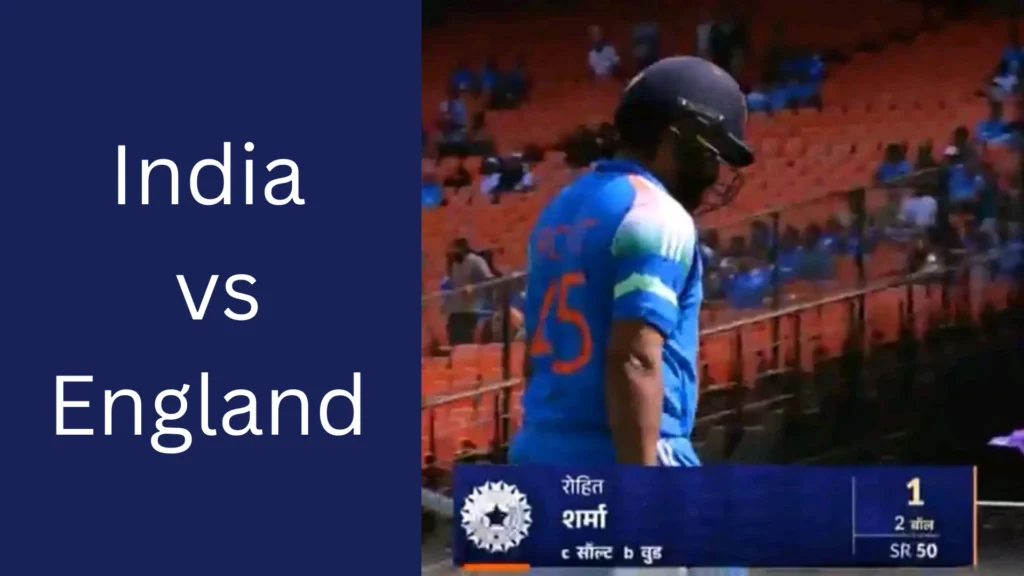 Rohit Sharma Falls Early As Mark Wood Strikes In Ahmedabad Thriller